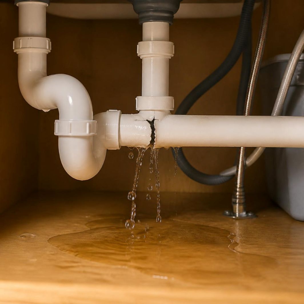 burst pipe